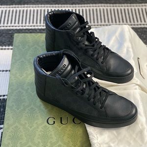 Authentic Gucci Men’s High Top Sneakers